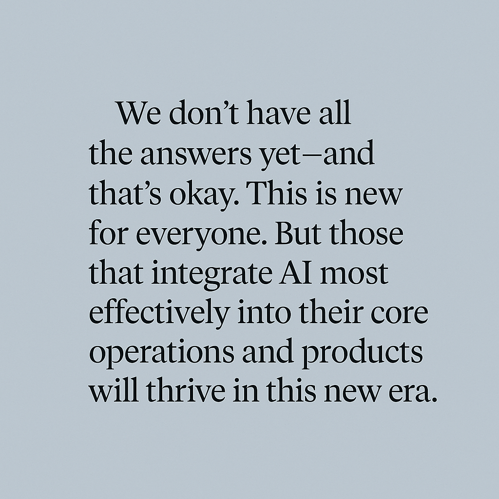evolve or die, why every startup must become AI-first